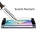 OMOTON Samsung Galaxy S6 Edge Screen Protector - Full Coverage Tempered Glass Screen Protector for Samsung Galaxy S6 edge with [9H Hardness] [Crystal Clear] [Scratch Resist] [No-Bubble] ,Black
