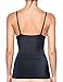 Body Beautiful Shapewear Women’s Lightweight Smooth and Silky Body Shaping V-Neck Camisole Top with Adjustable Shoulder Straps and Lace Trim (Black, Large)