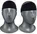 Self Pro Mens Headband 2-Pack Guys Sweatband & Sports Headband for Running, Crossfit, Working Out and Dominating Your Competition - Performance Stretch & Moisture Wicking (Black)