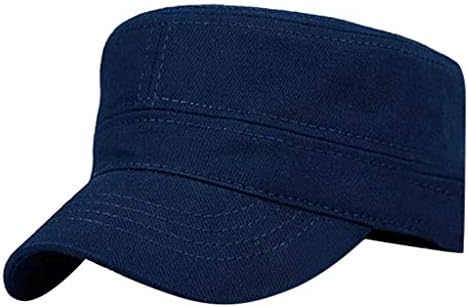 Fiaya Men Women Baseball Cap Snapback Hat Flat Roof Military Hat Cadet Patrol Bush Field Cap