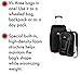 High Sierra AT7 Carry-On Wheeled Backpack, Black, 22-Inch