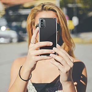 iVoler Cover per Oppo Reno 4 5G / Oppo Reno4 5G, Antiurto Custodia con Paraurti in TPU Morbido e 3 Pezzi Pellicola Vetro… - immagine 8