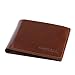 Mens Leather Wallet by Moseeg, 2 Pc – Premium Genuine Full Grain Leather with Full RFID protection - Minimalist, Premium & Perfect