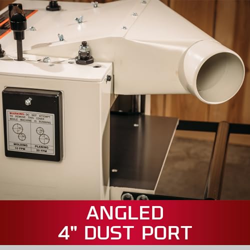 JET 13Inch Planer/Molder, 3 HSS Knives, 11/2 HP, 1Ph 115/230V (JPM