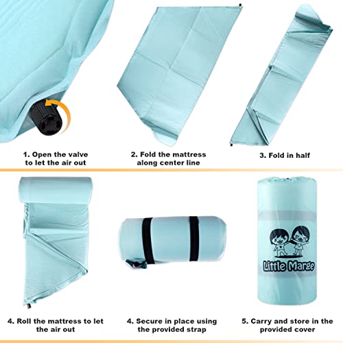 Hexagon Baby Playpen Mat 59 Inch Wide SelfInflating Play Pad