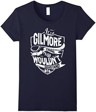 Womens It's A Gilmore Thing You Wouldn't Understand T-Shirt Medium Navy