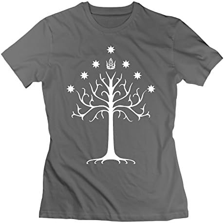 WBARD Women's White Tree Of Gondor - Lord Of The Rings T-shirt DeepHeather