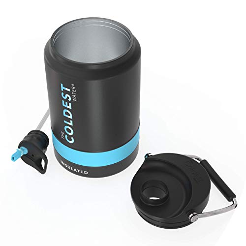 COLDEST Sports Water Bottle 128 oz/One Gallon (Straw Lid), Leak Proof