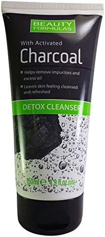 Beauty Formulas Activated Charcoal Detox Cleanser 150ml (6 Pack)