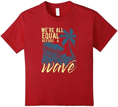 Kids Surfing - We're all Equal before a Wave 10 Cranberry
