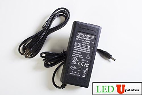 UL Listed 12v 6 Amps 72W AC Adapter LED Driver AC adapter