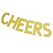 Gold Glitter Cheers to 60 Years Banner 60th Birthday Anniversary Party Photo Prop Garlands Bunting Decor (60)