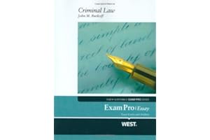 Exam Pro Essay on Criminal Law (Exam Pro Series)