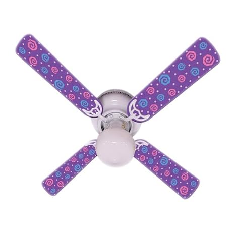 Buy Ceiling Fan Designers Ceiling Fan Kids Purple Party Pops 42