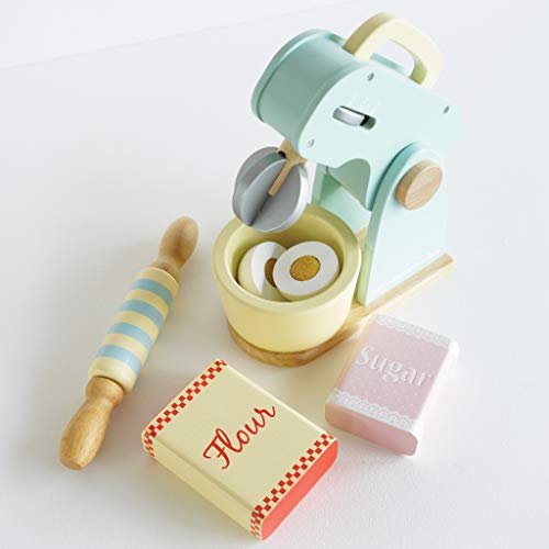 Le Toy Van – Honeybake Rollenspiel-Küchenmaschine aus Holz | Rollenspiel für Kinder Küchenzubehör, Küchenmaschine, Geeignet für Kinder ab 3 Jahren, TV285 – Bild 5