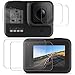 Taisioner Screen Protector for GoPro HERO 11 HERO 10 Black HERO 9 Black Fit Media Mod Ultra Tempered Glass Protective Foils with Lens Cover Accessories Kit