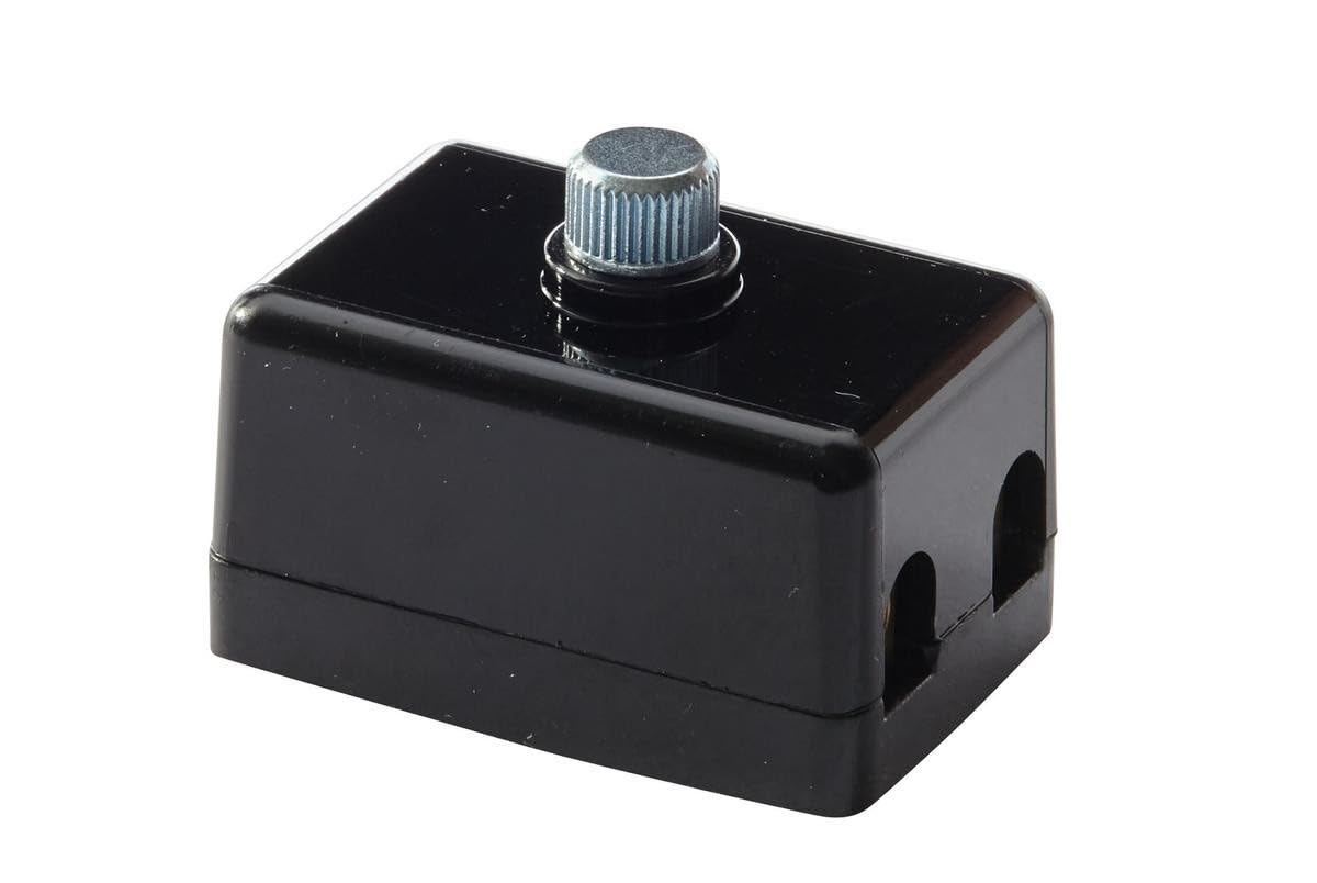 HELLA 8JD 002 289-201 Fuse Box - 2-pin connector - 8A - Black - Plug: Screw Contact - with fuse