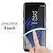 BONUM Full Coverage, HD Ultra-Clear, Anti-Fingerprint, Bubble-Free Curved Protection Tempered Glass Screen Protector for Galaxy S8 Plus - Black