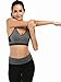ATTRACO Women's Medium Support Sports Bra Cross Back Wireless Workout Tank Top