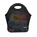 Cosfash Neoprene Lunch Tote Insulated Reusable Picnic Lunch Bags Boxes for Men Women Children Kid Adults Toddler Nurses (Black)