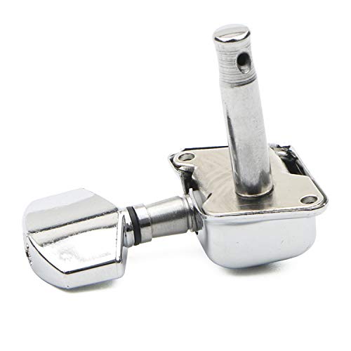 Chrome 3R3L Semiclosed Tuning Pegs Machine Heads for Acoustic Guitar
