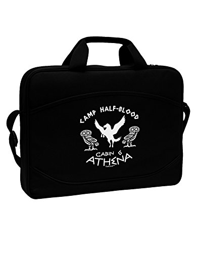 TooLoud Camp Half Blood Cabin 6 Athena 15" Dark Laptop / Tablet Case Bag