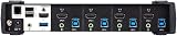 ATEN CS1824 4-Port USB 3.0 HDMI KVM Switch 4K 60Hz Video DynaSync Hub view 2