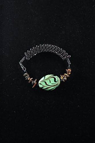 Green Coiled Bracelet
