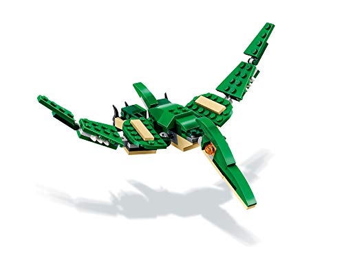 LEGO Creator Dinosaurier, 3in1 Spielzeug-Modell zum Bauen von T-Rex, Triceratops und Pterodactylus-Figuren, Bausteine-Set für Kinder ab 7 Jahren, Geschenk für Jungen und Mädchen 31058 – Bild 4