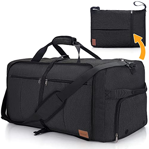Urtala 100L Foldable Travel Bag for Men and Women, Large Overnight Bag with Shoe Compartment, Waterproof Hand Luggage Bag/Sports Bag