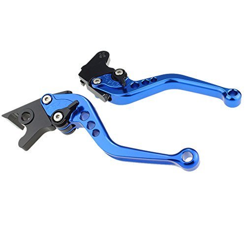 FXCNC Racing CNC Aluminum Short Adjustable Brake Clutch Levers for YAMAHA TTR125 L/LE/LW Front Drum 00-09,XT125 82-86,XT550 82-84,TY250 R&S MONO 83-90 - Thumbnail 5