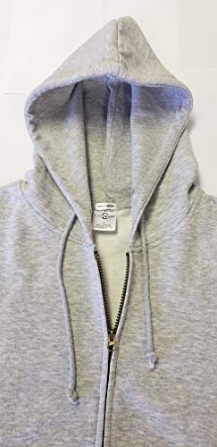 white zip up fleece