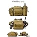 Huntvp Military Hip Fanny Pack Tactical Waist Bag Packs Waterproof Hip Belt Bag Pouch for Hiking Climbing Outdoor Bumbag Coyote Brown
