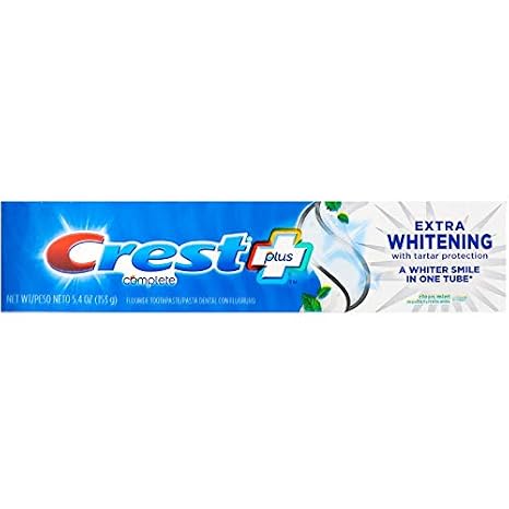 Crest complete Extra whitening with tartar protection toothpaste - clean mint 6.2oz (037000307570)