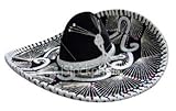 Black and White Mariachi Sombrero