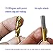 BOSTAL 21PCS Drill Bit Set 1/16 to 1/4 5/16 3/8 1/2 Professional Twist Drill Bits for Stainless Steel, Steel Wood Plastic Aluminum Alloy