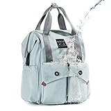 Catlin Go Go Diaper Bag Backpack Multi-Function Waterproof for Girl and Boys Large Capacity Stylish Durable and Insulated (Blue)