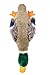 PUPTECK Mallard Squeaky Dog Chew Toys Tough Plush Stuffed Green Duck Toy 18