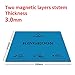 Flex Magnetic Two Layer Print Hot Bed Sticker Build Surface Tape for 3D Printer Build Platform Heated Bed(180x180mm)