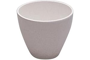 CoorsTek 60112 Porcelain Ceramic High Form Crucible, 250mL Capacity, 88mm OD, 72mm Height (Case of 12)