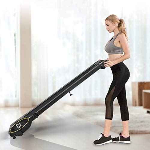 FASESH-Folding-Treadmill-2-in-1-Foldable-Electric-Shock-Absorbing-Treadmill-wRemote-Control-LED-Display-for-Home-Gym-Office-Apartment-Installation-Free-Portable-WalkingRunning-Trainer