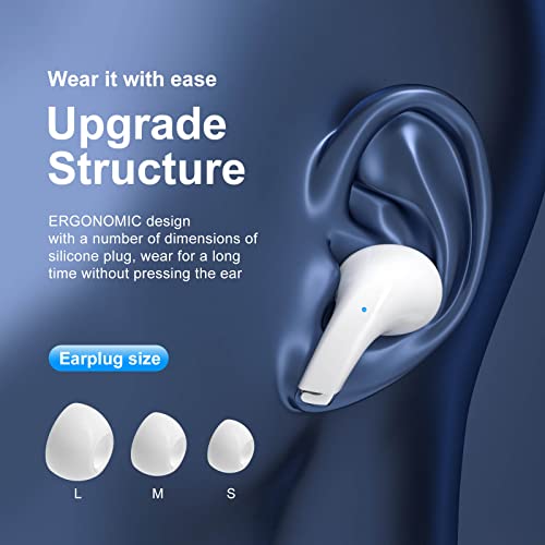 Wireless Earbuds，BLZK TWS78 [ Louder 13mm Speaker ] Immersive Bass