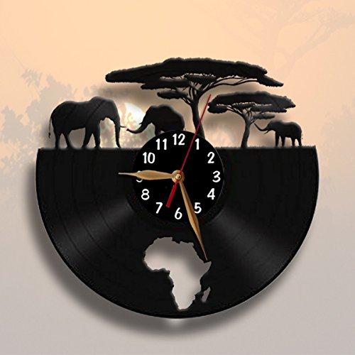 Elephant Wall Clocks Kritters in the Mailbox Elephant Wall Clock