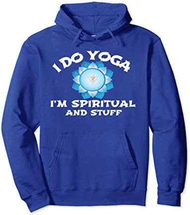 Unisex Funny I Do Yoga I'm Spiritual And Stuff Meditation T-Shirt 2XL Royal Blue