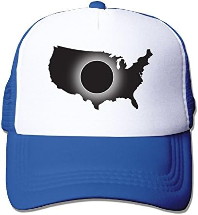 Adult's USA Georgia Total Solar Eclipse 2017 Youth Mesh Baseball Cap Summer Adjustable Trucker Hat