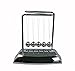 Dingang Z-shaped Frame Newtons Cradle Metal Balance Ball ABS Base Desk Toy(Silver)