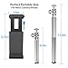 Phone Camera Tripod, UBeesize Compact Aluminum Tripod with Wireless Shutter Remote and Universal Phone Mount, Lightweight Small Portable Tripod Stand Holder for Camera, Compatible iPhone