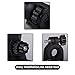 Qoosea Bike Phone Mount Holder, Universal Cell Phone Bicycle Handlebar & Motorcycle Holder Cradle with 360 Rotate for 3.5 - 7 inch Cell Phone iPhone Android phone and GPS Devices - Black