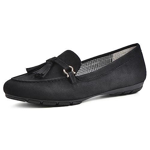 CLIFFS BY WHITE MOUNTAIN Women's Shoes Gush Driving Moccasin Loafer Flat, Black…