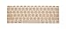 Allytech - Gold Keyboard Cover Silicone Skin for MacBook Air 13